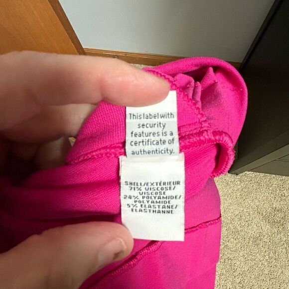 Diane Von Furstenberg‎ Layne draped jersey dress pink size 8 - Picture 14 of 15